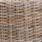Bali & Pari Enver Modern Bohemian Grey Kubu Rattan and Mahogany Wood Counter Stool 245-13716-ZORO - alternate 3